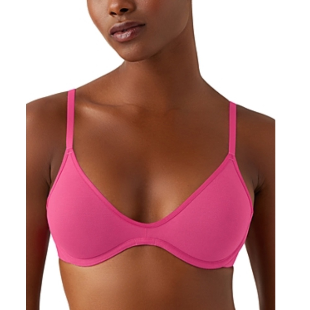 B’TEMPT’D BY WACOAL COTTON TO A TEE SCOOP UNDERWIRE RASPBERRY  BRA Size 36D NWT